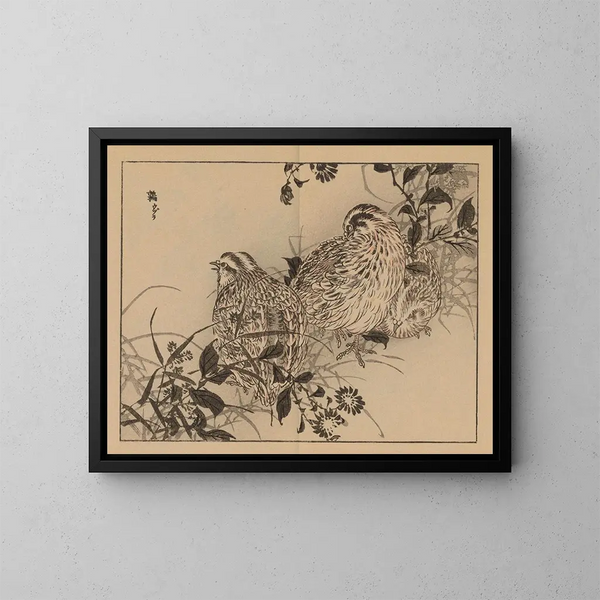 Bairei gafu, piana 44 - Kono Bairei — quadro incorniciato alla parete
