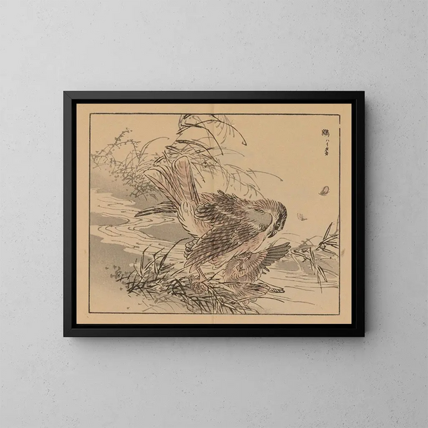 Bairei gafu, piana 46 - Kono Bairei — quadro incorniciato alla parete
