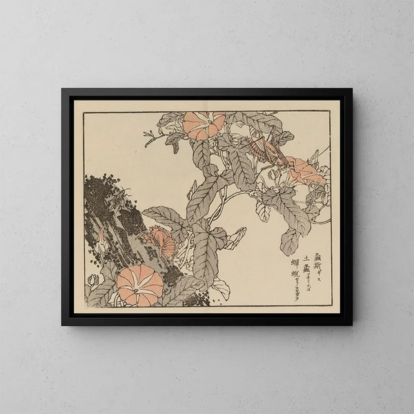 Bairei gafu Pl. 54 - Kono Bairei — quadro incorniciato alla parete