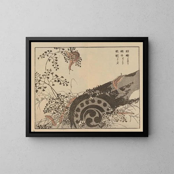 Bairei gafu, piana 56 - Kono Bairei — quadro incorniciato alla parete