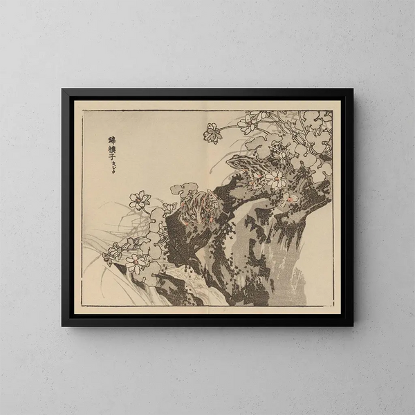 Bairei gafu, piana 57 - Kono Bairei — quadro incorniciato alla parete