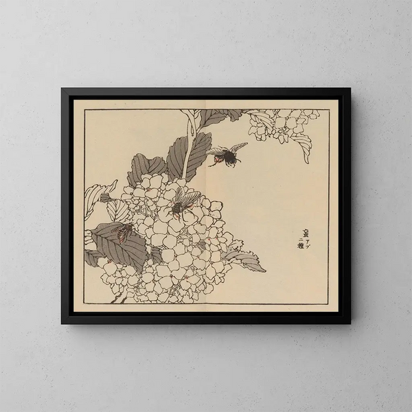 Bairei gafu, piana 59 - Kono Bairei — quadro incorniciato alla parete