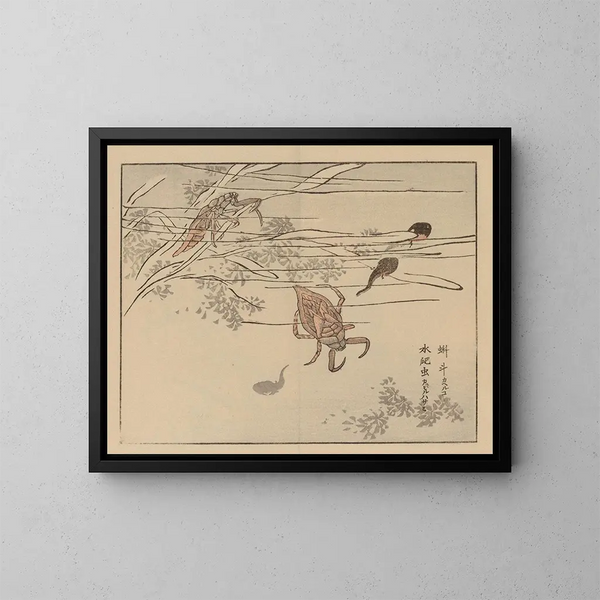Bairei gafu, piana 67 - Kono Bairei — quadro incorniciato alla parete