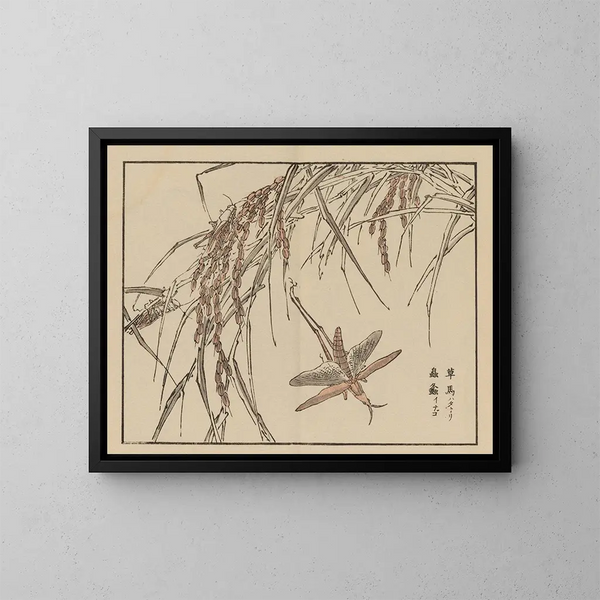 Bairei gafu, piana 72 - Kono Bairei — quadro incorniciato alla parete