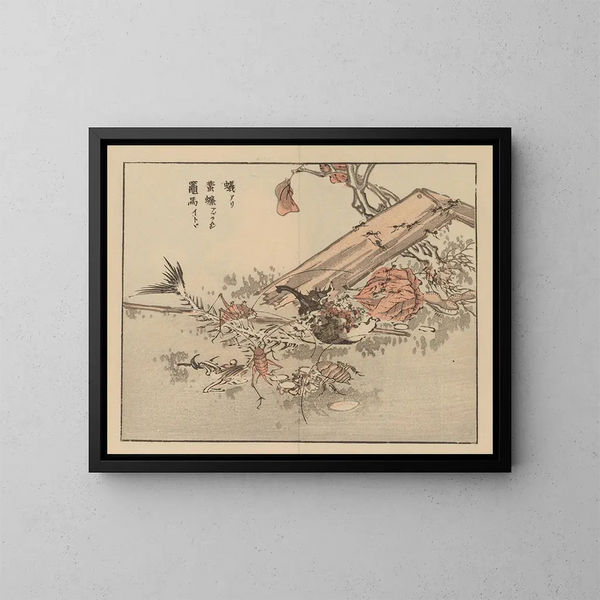 Bairei gafu, piana 73 - Kono Bairei — quadro incorniciato alla parete