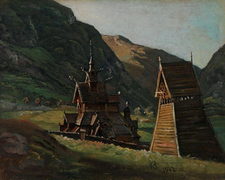 Knud Baade - Borgund Stave Church in Lrdal.webp