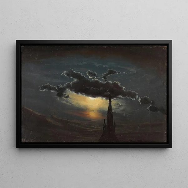 Knud Baade - Study of Clouds in Moonlight.webp
