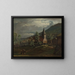 L'abbazia di Gaupne a Sogn - Knud Baade — quadro incorniciato alla parete