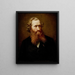 Portrait des Künstlers J. F. Eckersberg - Knud Bergslien — gerahmtes Bild an der Wand