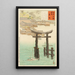 Sanctuaire Itsukushima - Kobayashi Kiyochika — quadro incorniciato alla parete