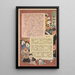Prologue and table of contents of the series Long Live Japan, One Hundred Selections, One Hundred Laughters - Kobayashi Kiyochika — framed artwork on a wall