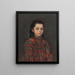Portrait einer Mädchen - Koloman Halinský — gerahmtes Bild an der Wand