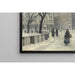 Reproduktion des Gemäldes Kongens Nytorv, Kopenhagen im Winter - Paul Fischer