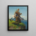 Nel fieno selvaggio - Konrad Grob — quadro incorniciato alla parete