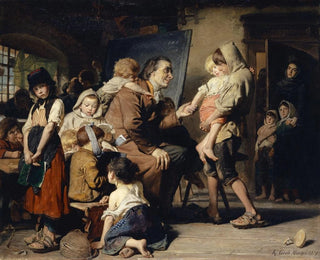 Konrad Grob - Pestalozzi With The Orphans Of Stans.webp