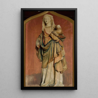 Konrad Krzyanowski - Statue of Gothic Madonna.webp