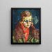 Portrait einer Dame - Konrad Mägi — gerahmtes Bild an der Wand