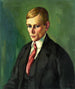 Portrait eines Mannes - Konrad Mägi — Ansicht des Kunstwerks