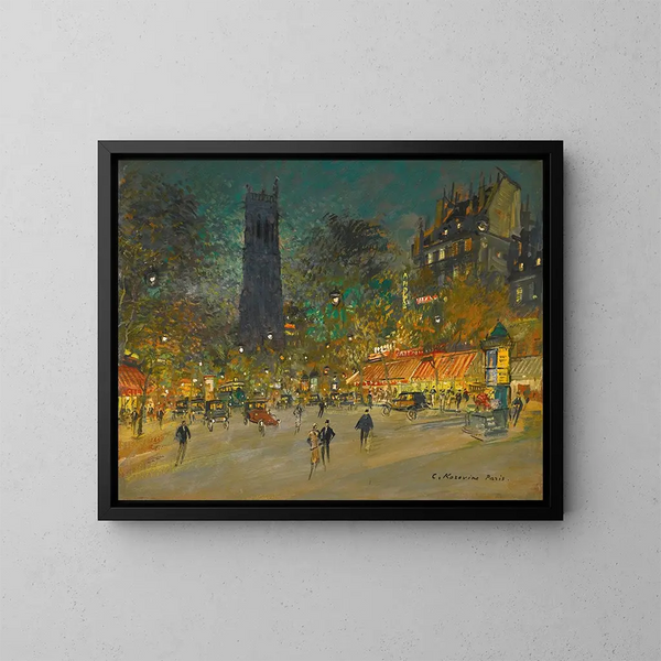La tour Saint-Jacques - Konstantin Alexeïevitch Korovine — gerahmtes Bild an der Wand