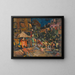 Parigi di notte - Konstantin Alexeïevitch Korovine — quadro incorniciato alla parete