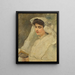 Donna che legge - Konstantin Egorovich Makovsky — quadro incorniciato alla parete