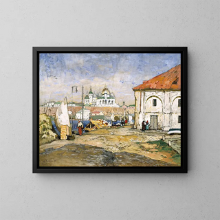 Konstantin Ivanovich Gorbatov - Pier In The Old Town.webp