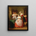 Der Hochzeitstag - Konstantin Johannes Franz Cretius — gerahmtes Bild an der Wand
