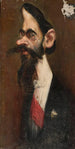 Karikatur von Léopold Wasilkowski Bildhauer - Konstanty Gorski — Ansicht des Kunstwerks