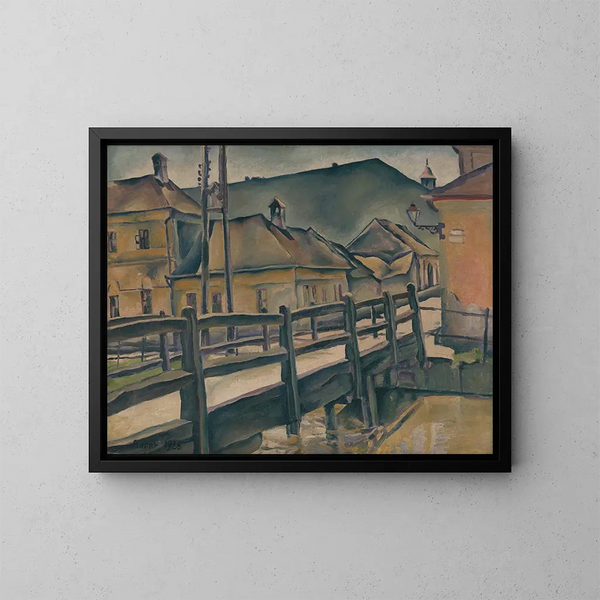 Rue Garbiarska à Kociach - Konstantin Bauer — gerahmtes Bild an der Wand