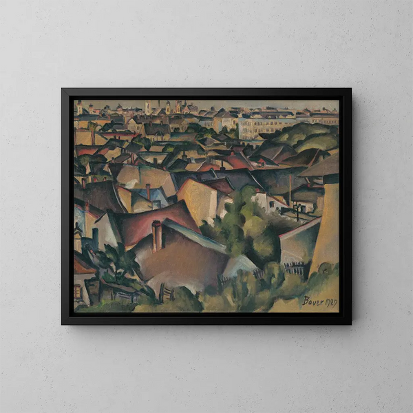Frühlingslied - Konstantin Bauer — gerahmtes Bild an der Wand