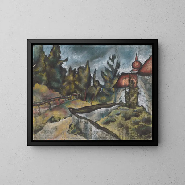 Koi von Kalvria - Konstantin Bauer — gerahmtes Bild an der Wand