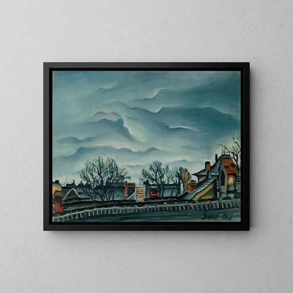 An der Stadtrand - Konstantin Bauer — gerahmtes Bild an der Wand
