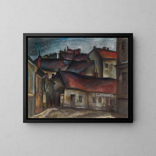 Périphérie triste - Konstantin Bauer — gerahmtes Bild an der Wand