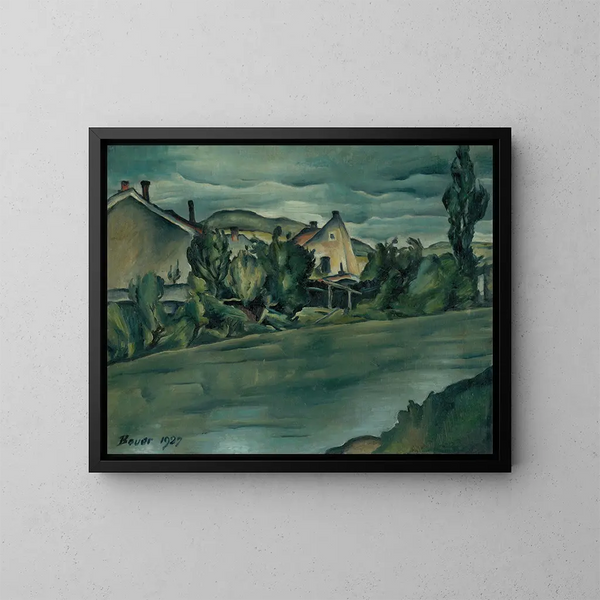 Lignes de Ahanovsk - Konstantin Bauer — gerahmtes Bild an der Wand