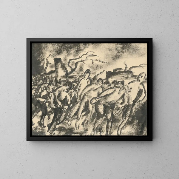 Trajk I - Konstantin Bauer — gerahmtes Bild an der Wand