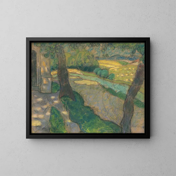 della casetta di Koick - Konstantin Korovin — quadro incorniciato alla parete