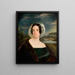 Portrait einer Frau - Korneli Szlegel — gerahmtes Bild an der Wand