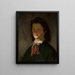 Portrait der Künstlerin - Ksawery Pillati — gerahmtes Bild an der Wand