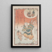 Vendeur de lettres d'amour - Kubo Shunman — quadro incorniciato alla parete