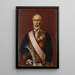 Portrait de Terajima Munenori - Kuroda Seiki — gerahmtes Bild an der Wand