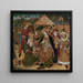 L'Adoration des Mages - Maître du Prélat Mur — gerahmtes Bild an der Wand