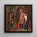 L'Assassinat d'Alboin, roi des Lombards - Charles Landseer — framed artwork on a wall