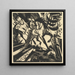 L'École d'équitation - Franz Marc — quadro incorniciato alla parete