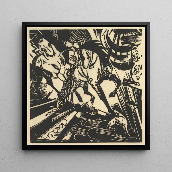 L'École d'équitation - Franz Marc