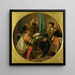 L'Empereur Charles V und König François Ier in Pavia 1525 - Karl von Blaas — gerahmtes Bild an der Wand