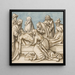 L'Enterrement du Christ - Cercle de Hans Holbein l'Ancien — framed artwork on a wall