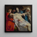 L'Entombement - Peter Paul Rubens — gerahmtes Bild an der Wand