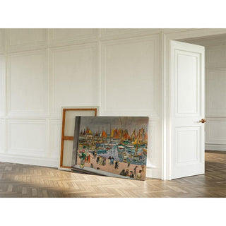 L’Île d’Yeu, fenêtre ouverte sur le port - Henri Lebasque | Reproduction Tableau Décoration murale affiche copie