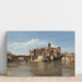 Reproduction of the painting of L'Île et le pont San Bartolomeo, Rome - Jean-Baptiste-Camille Corot