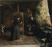 L'artiste danoise Bertha Wegmann peignant un portrait - Jeanna Bauck — Ansicht des Kunstwerks